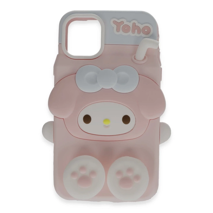 BFS  iPhone 11 Kılıf Poky Karakter Silikon Kapak - Desen 2