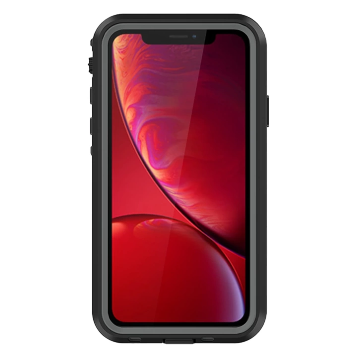 BFS  iPhone 11 Kılıf Red Pepper Su Geçirmez Kılıf - Siyah-Gri