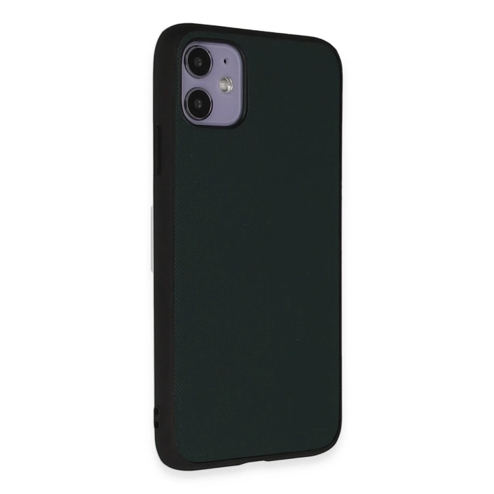 BFS  iPhone 11 Kılıf Taft Kapak - Koyu Yeşil
