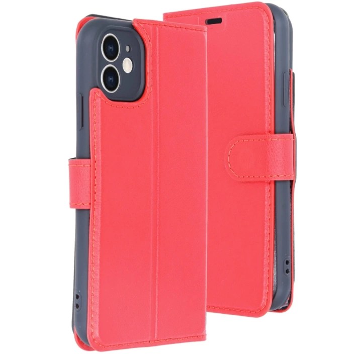 BFS  iPhone 11 Kılıf Trend S Plus Kapaklı Kılıf - Kırmızı