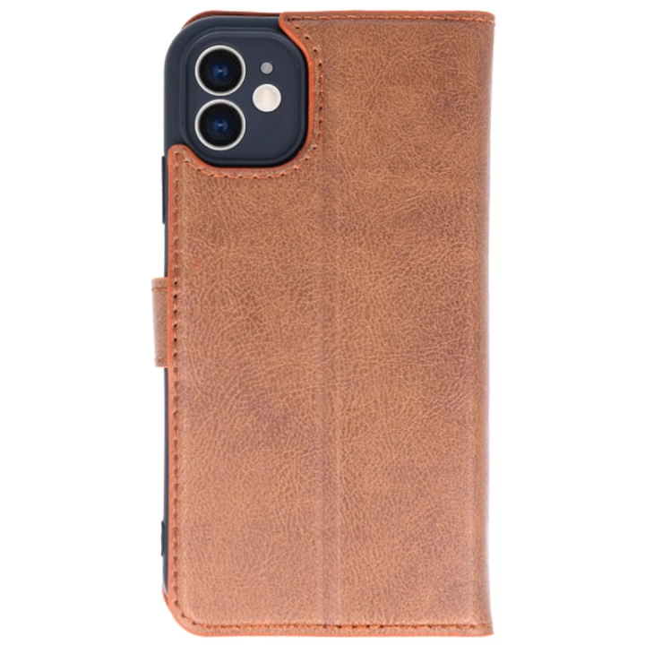 BFS  iPhone 11 Kılıf Trend S Plus Kapaklı Kılıf - Taba