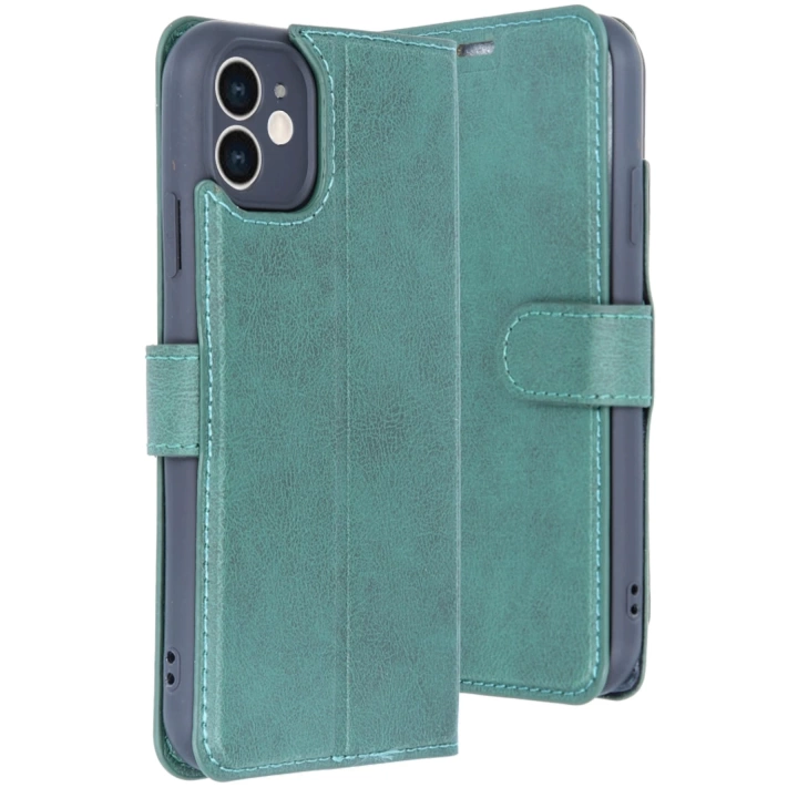 BFS  iPhone 11 Kılıf Trend S Plus Kapaklı Kılıf - Yeşil