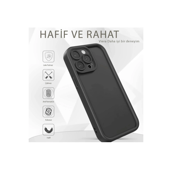 BFS  iPhone 11 Kılıf Viera Silikon - Siyah
