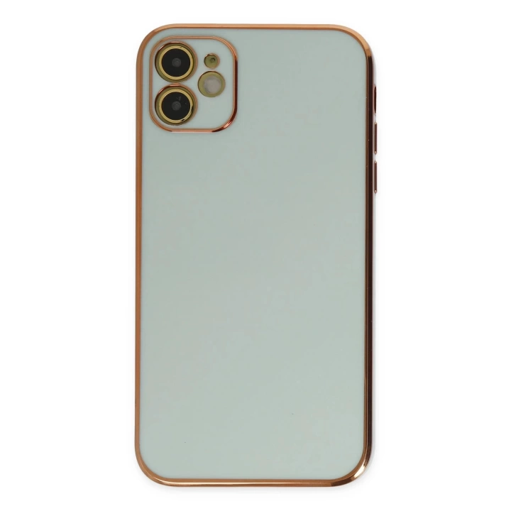 BFS  iPhone 11 Kılıf Volet Silikon - Açık Yeşil
