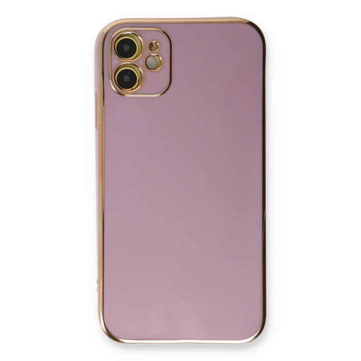 BFS  iPhone 11 Kılıf Volet Silikon - Mor