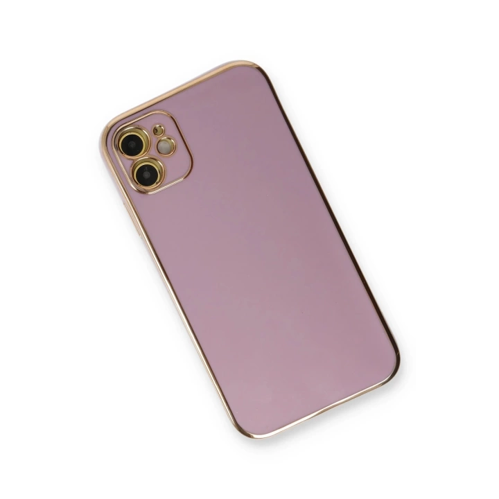 BFS  iPhone 11 Kılıf Volet Silikon - Mor