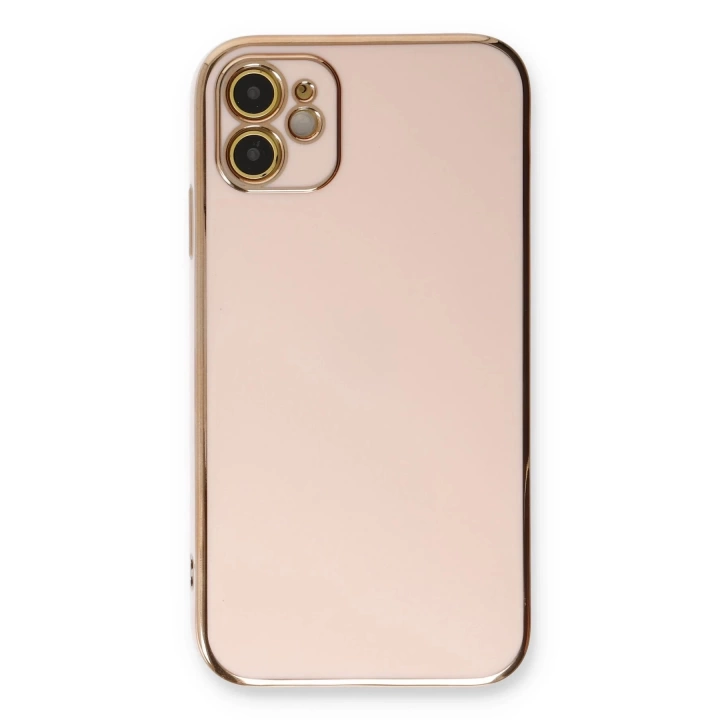 BFS iPhone 11 Kılıf Volet Silikon - Pembe