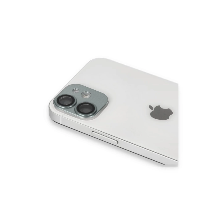 BFS  iPhone 11 Pers Alüminyum Kamera Lens - Yeşil