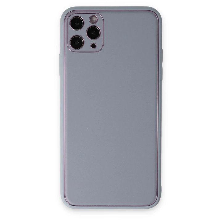 BFS  iPhone 11 Pro Kılıf Coco Deri Silikon Kapak - Turkuaz
