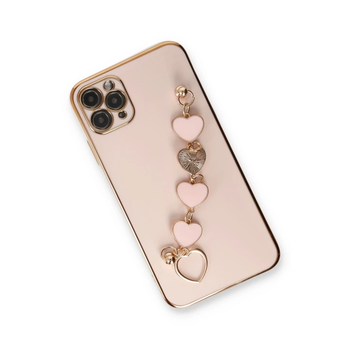 BFS  iPhone 11 Pro Kılıf Esila Silikon - Pudra