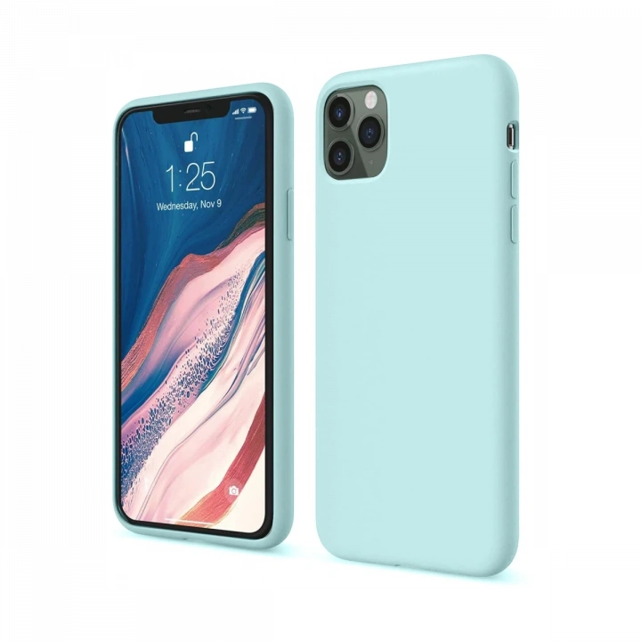 BFS  iPhone 11 Pro Kılıf First Silikon - Turkuaz