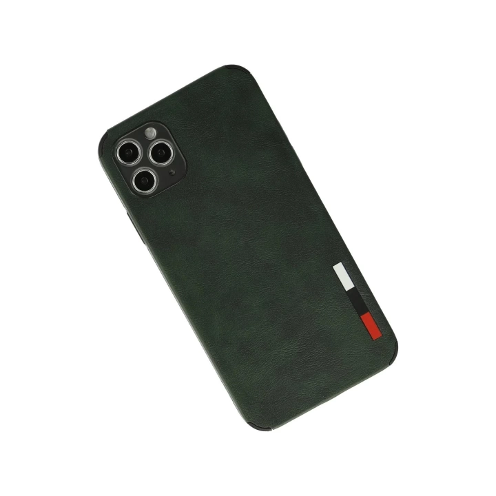 BFS  iPhone 11 Pro Kılıf Loop Deri Silikon - Yeşil
