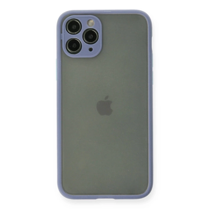 BFS  iPhone 11 Pro Kılıf Montreal Silikon Kapak - Gri