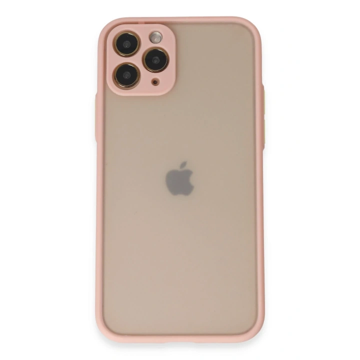BFS  iPhone 11 Pro Kılıf Montreal Silikon Kapak - Pembe