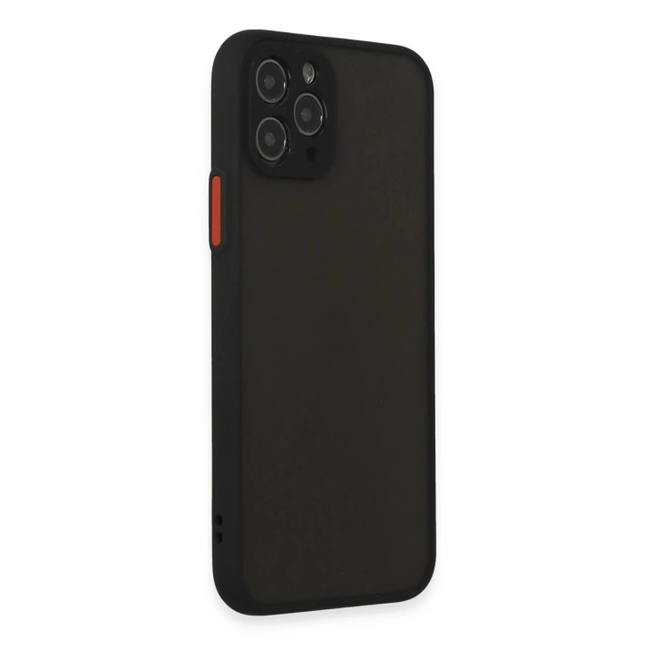 BFS  iPhone 11 Pro Kılıf Montreal Silikon Kapak - Siyah