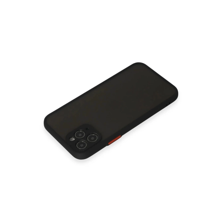 BFS  iPhone 11 Pro Kılıf Montreal Silikon Kapak - Siyah