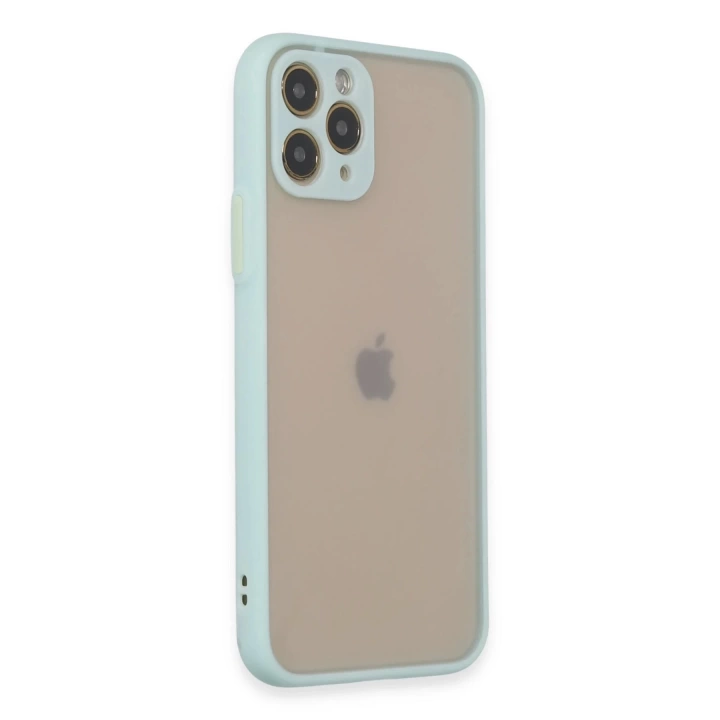 BFS  iPhone 11 Pro Kılıf Montreal Silikon Kapak - Turkuaz