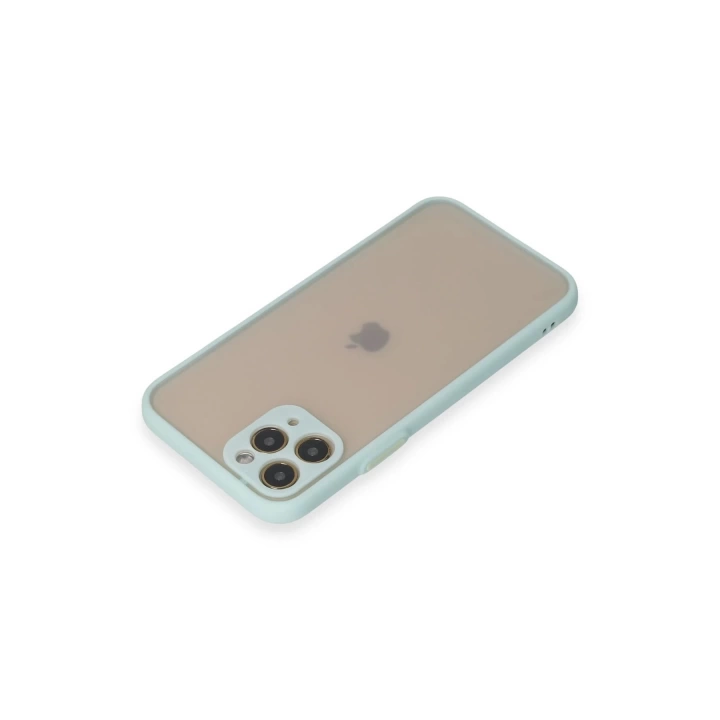 BFS  iPhone 11 Pro Kılıf Montreal Silikon Kapak - Turkuaz