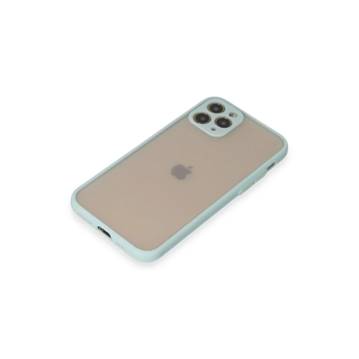 BFS  iPhone 11 Pro Kılıf Montreal Silikon Kapak - Turkuaz