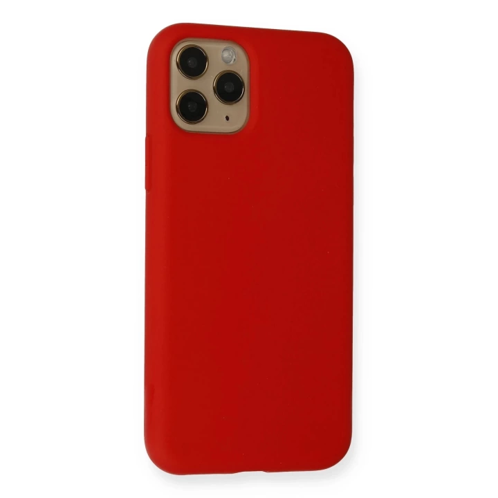BFS  iPhone 11 Pro Kılıf Nano içi Kadife Silikon - Kırmızı