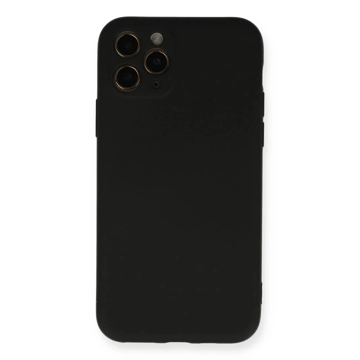 BFS  iPhone 11 Pro Kılıf Nano içi Kadife Silikon - Siyah