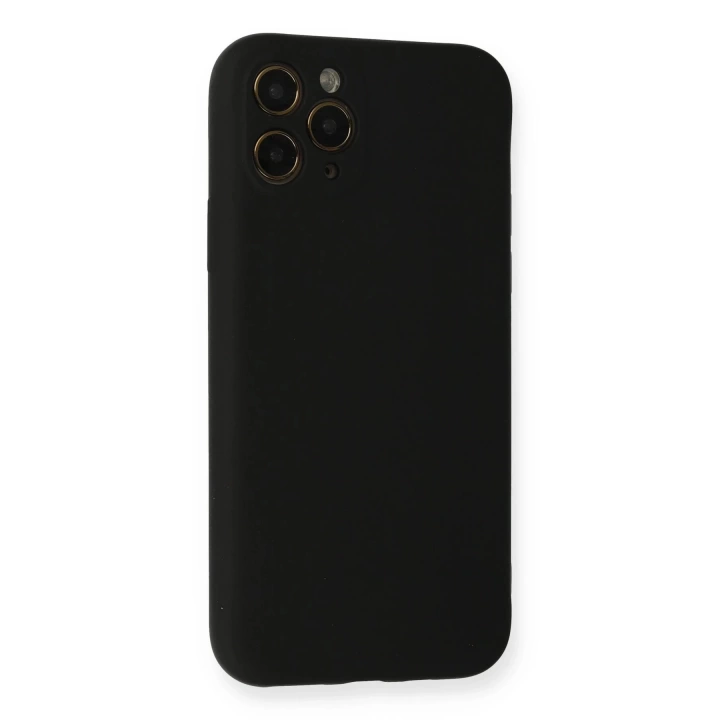 BFS  iPhone 11 Pro Kılıf Nano içi Kadife Silikon - Siyah