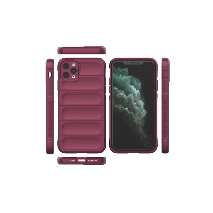 BFS  iPhone 11 Pro Kılıf Optimum Silikon - Bordo
