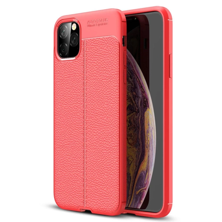BFS  iPhone 11 Pro Max Kılıf Auto Focus Kapak - Kırmızı