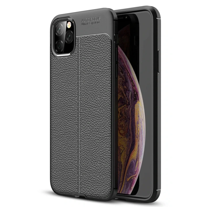 BFS  iPhone 11 Pro Max Kılıf Auto Focus Kapak - Siyah