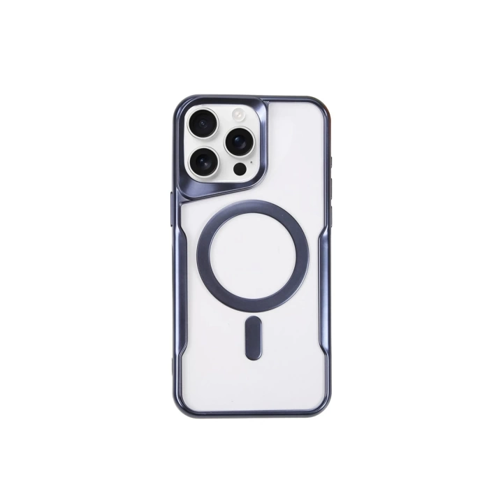 BFS  iPhone 11 Pro Max Kılıf Boyi Magsafe Silikon Kapak - Lacivert