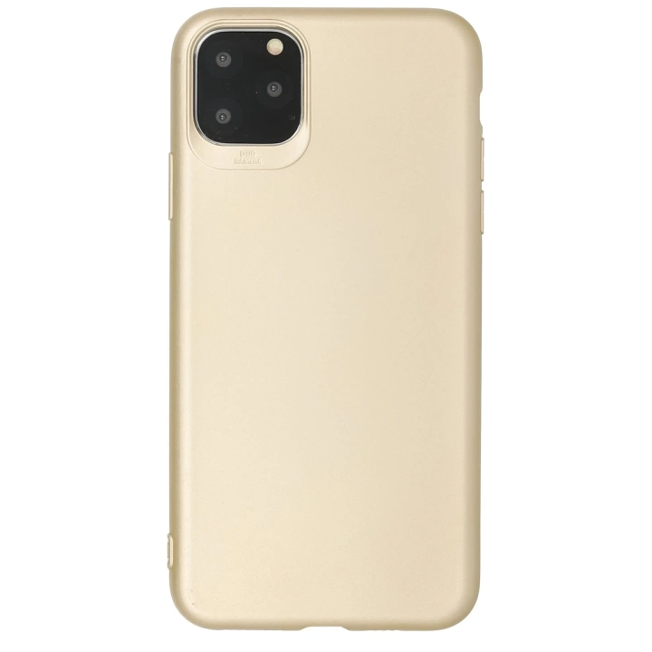 BFS  iPhone 11 Pro Max Kılıf First Silikon - Gold