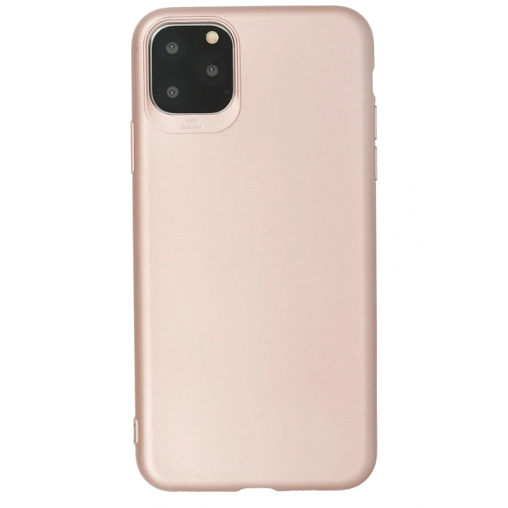 BFS  iPhone 11 Pro Max Kılıf First Silikon - Rose Gold