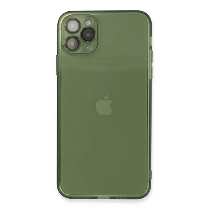 BFS  iPhone 11 Pro Max Kılıf Fly Lens Silikon - Yeşil