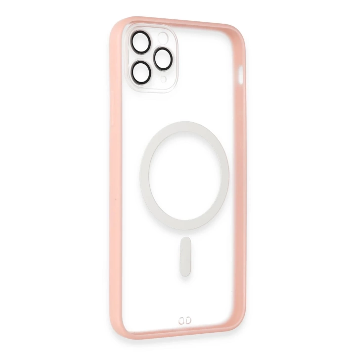 BFS  iPhone 11 Pro Max Kılıf Grand Magneticsafe Kapak - Pembe