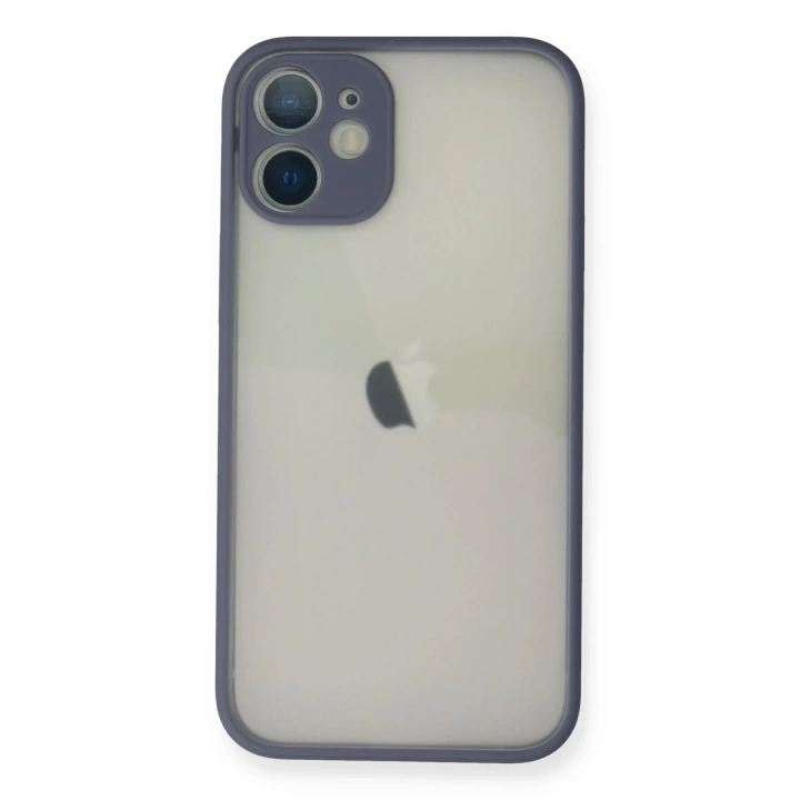 BFS  iPhone 11 Pro Max Kılıf Montreal Silikon Kapak - Gri