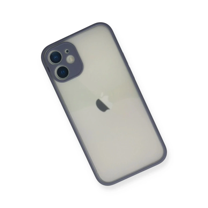 BFS  iPhone 11 Pro Max Kılıf Montreal Silikon Kapak - Gri