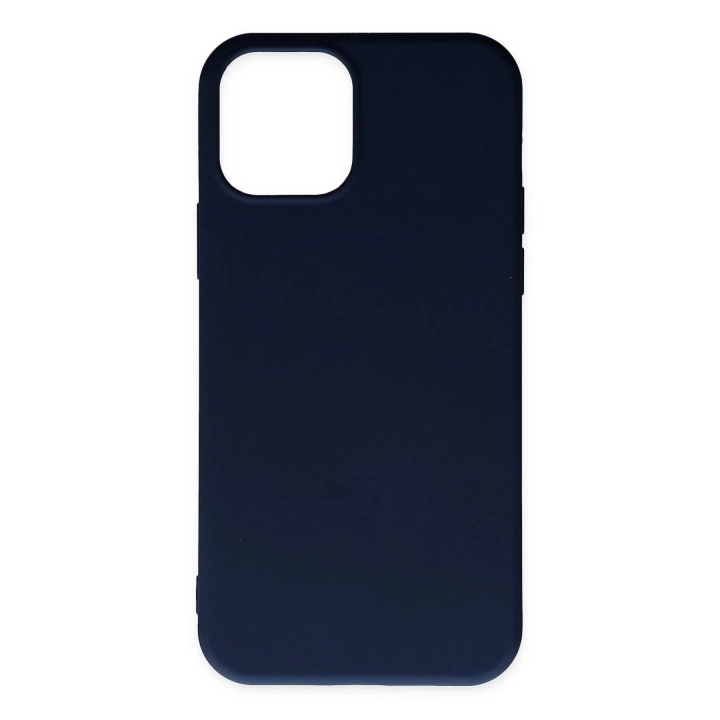 BFS  iPhone 11 Pro Max Kılıf Nano içi Kadife Silikon - Lacivert