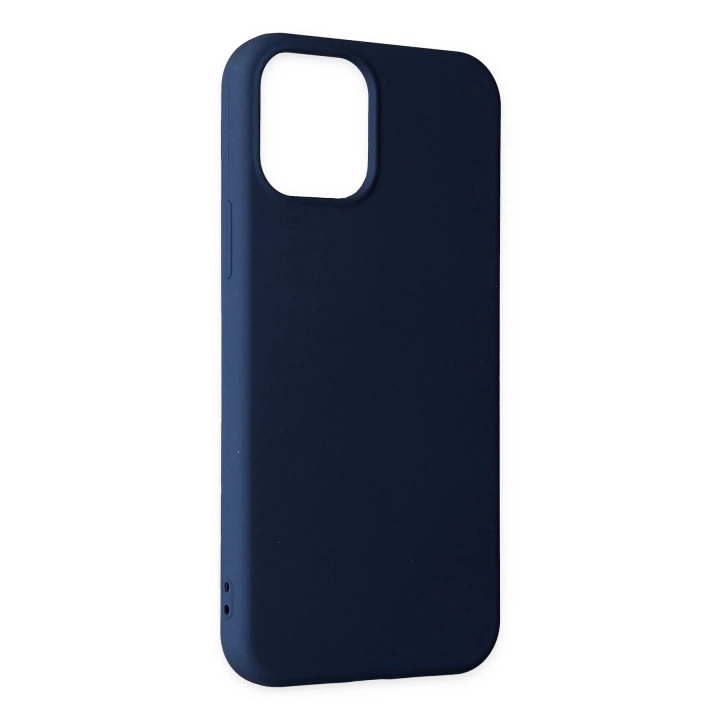 BFS  iPhone 11 Pro Max Kılıf Nano içi Kadife Silikon - Lacivert