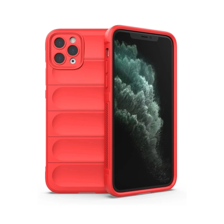 BFS  iPhone 11 Pro Max Kılıf Optimum Silikon - Kırmızı