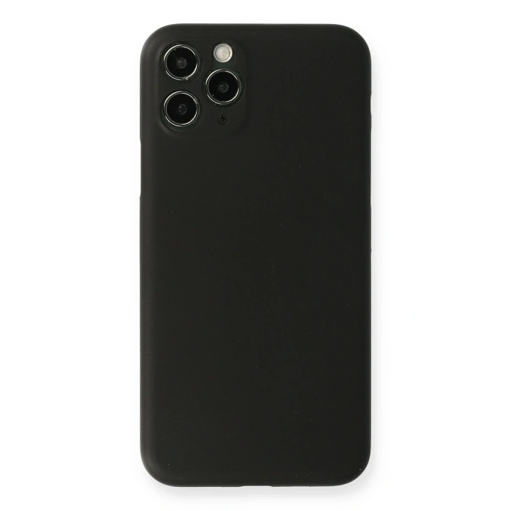 BFS  iPhone 11 Pro Max Kılıf PP Ultra İnce Kapak - Siyah