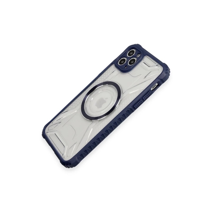 BFS  iPhone 11 Pro Max Kılıf Prag Magneticsafe Kapak - Lacivert