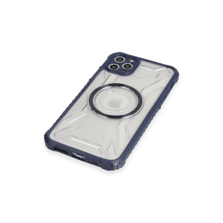 BFS  iPhone 11 Pro Max Kılıf Prag Magneticsafe Kapak - Lacivert