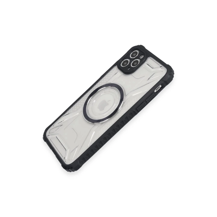 BFS  iPhone 11 Pro Max Kılıf Prag Magneticsafe Kapak - Siyah