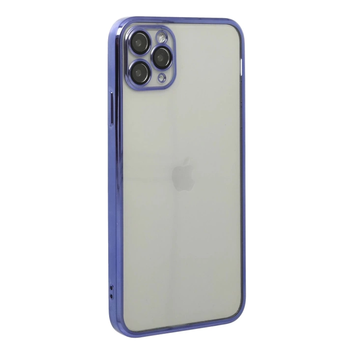 BFS  iPhone 11 Pro Max Kılıf Razer Lensli Silikon - Mor