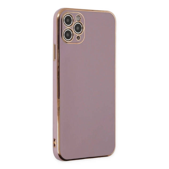 BFS  iPhone 11 Pro Max Kılıf Volet Silikon - Mor