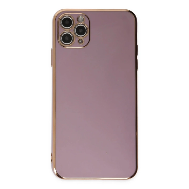 BFS  iPhone 11 Pro Max Kılıf Volet Silikon - Mor