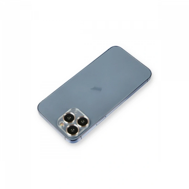 BFS  iPhone 11 Pro Max Metal Kamera Lens Koruma Cam - Gold