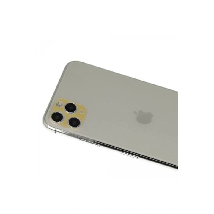 BFS  iPhone 11 Pro Max Rainbow Kamera Lens Koruma Cam - Gold