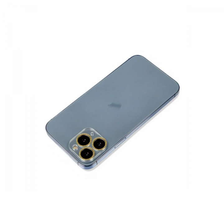 BFS  iPhone 11 Pro Shine Kamera Lens Koruma Cam - Gold
