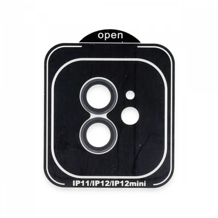 BFS  iPhone 11 PVD Metal Kamera Lens - Siyah